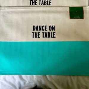 kate spade placemat “dance on the table”